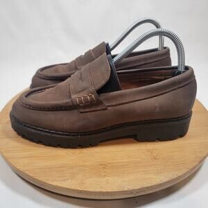 J Crew Penny Loafers Comfort Sneakers Shoes Women 8 Brown Black